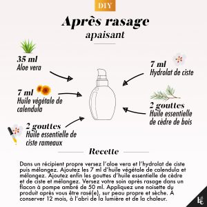 Comment réaliser un soin après rasage apaisant ? – DIY