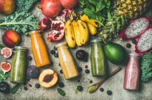 Jus de fruits et légumes frais